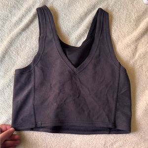 Lululemon Athletica Dark Gray Tank Top